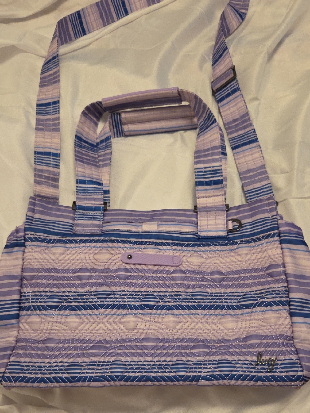 LUG Dilly Dally Purple Wave Stripe